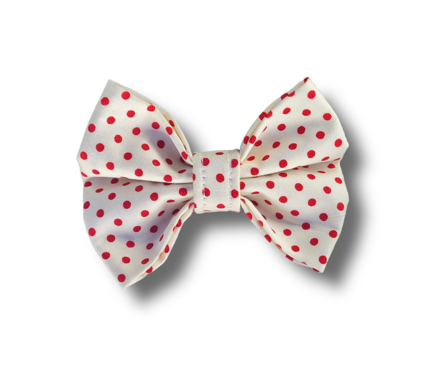 Polka Dot Print Dog Bow Tie