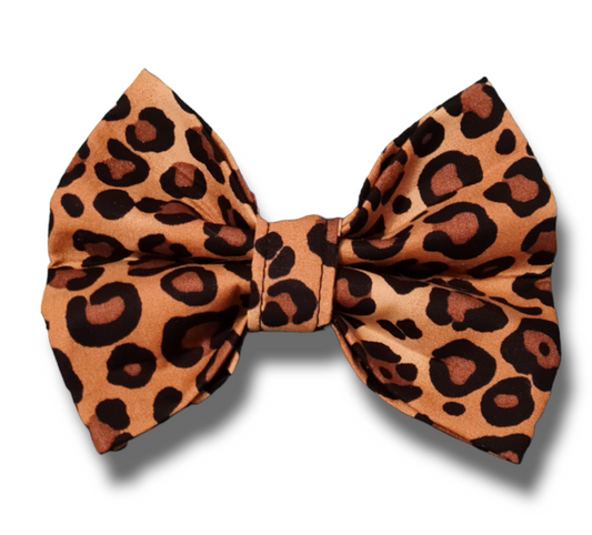 Leopard Print Dog Bow Tie