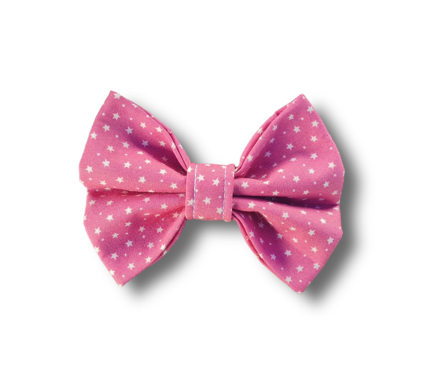 Tiny stars and dots Print Dog Bow Tie