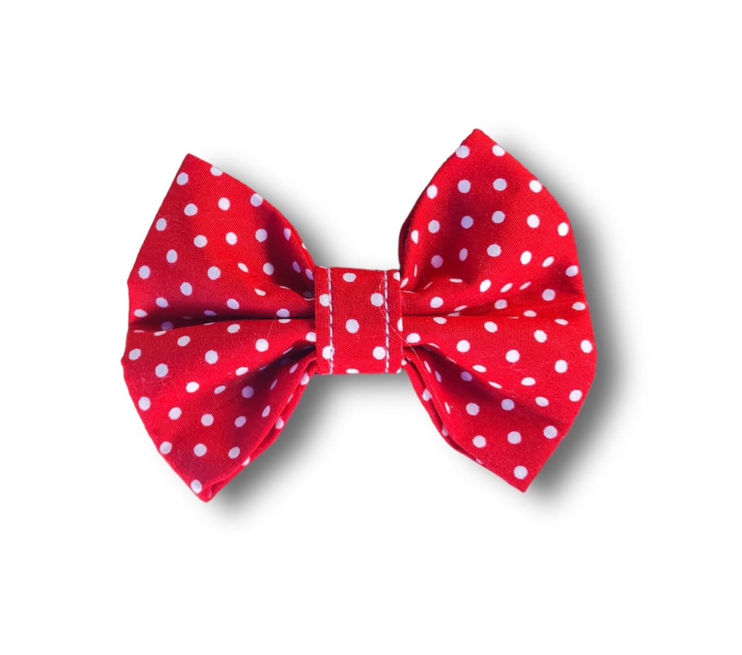 Polka Dot Print Dog Bow Tie