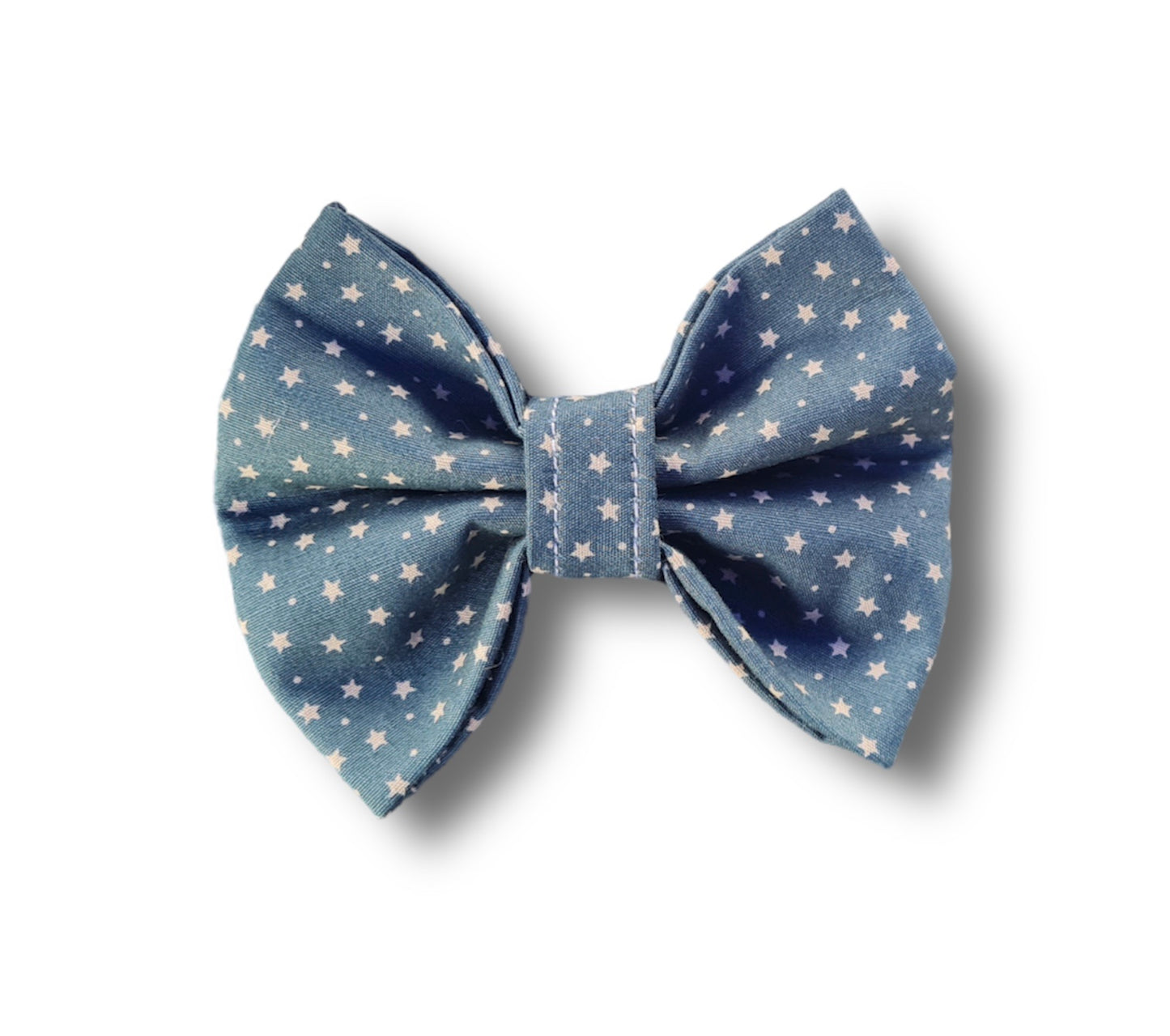 Tiny stars and dots Print Dog Bow Tie