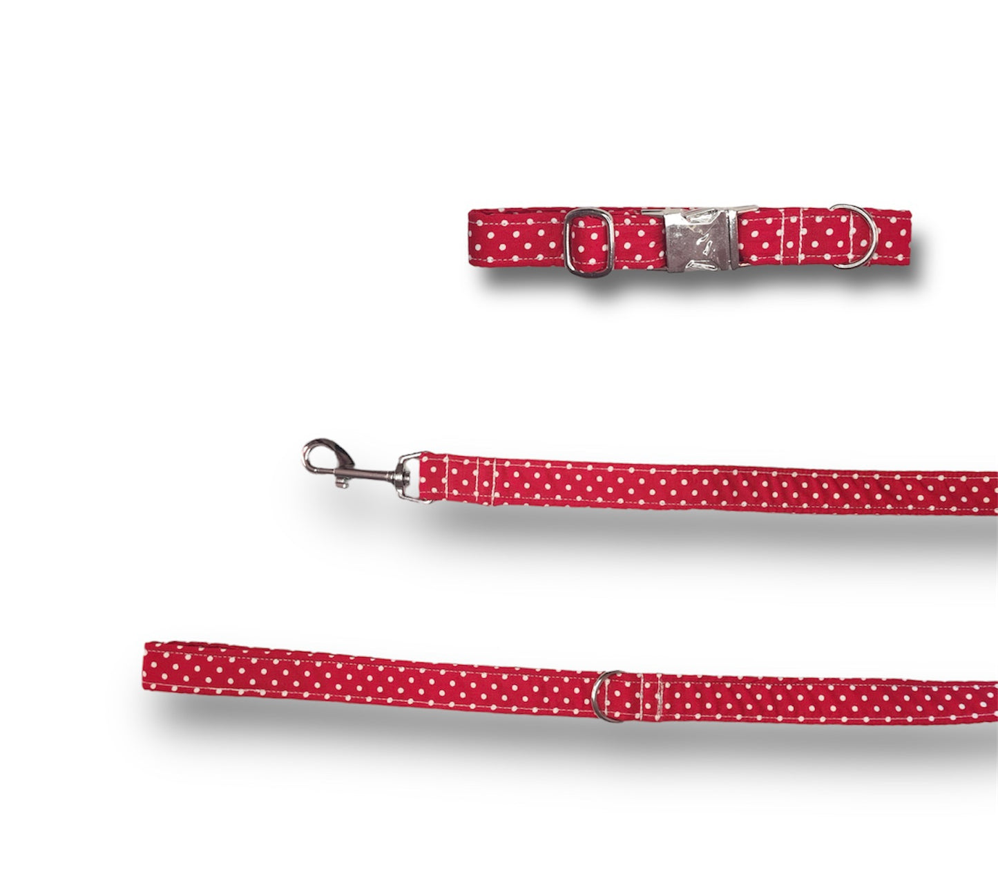 Polka dots print dog lead