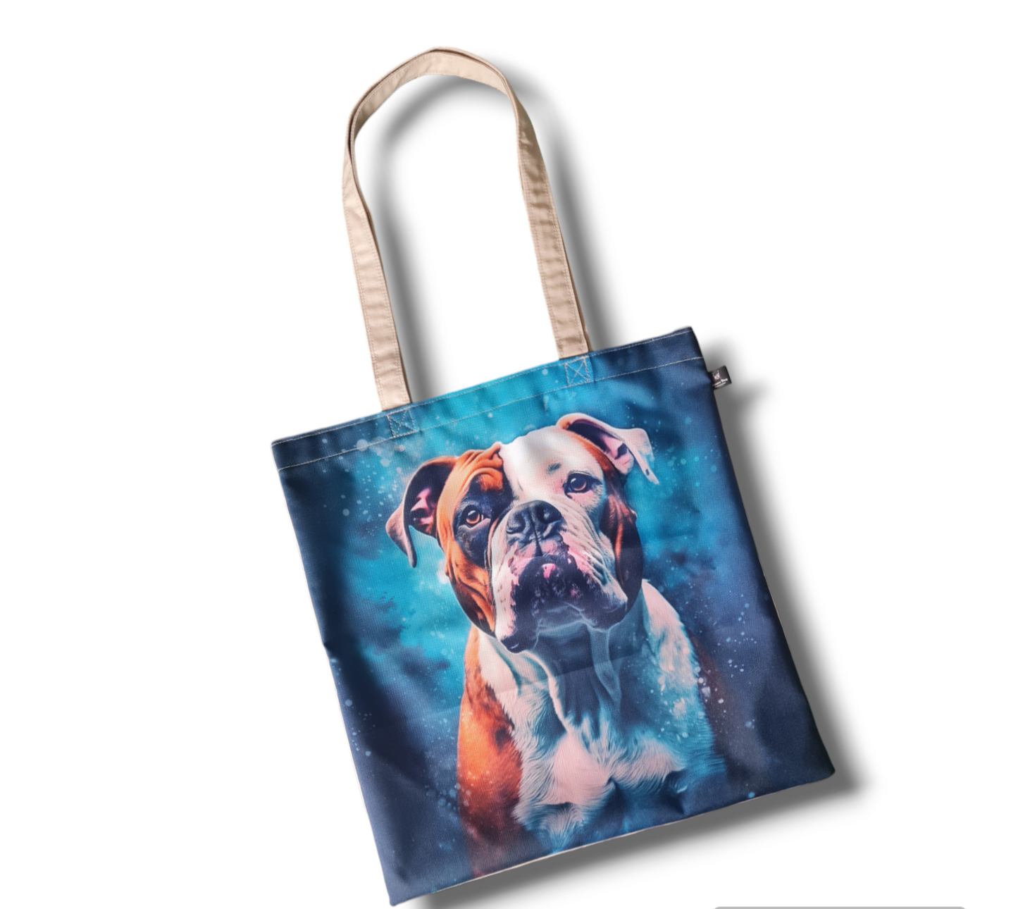 Tote bag - watercolour American bulldog
