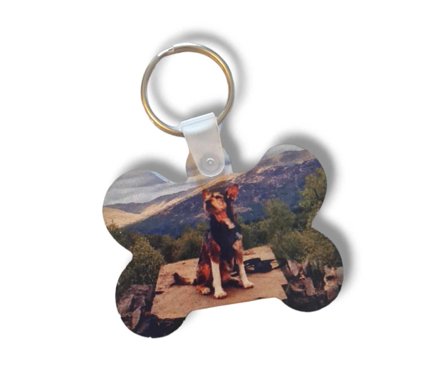 Personalised photo keyring