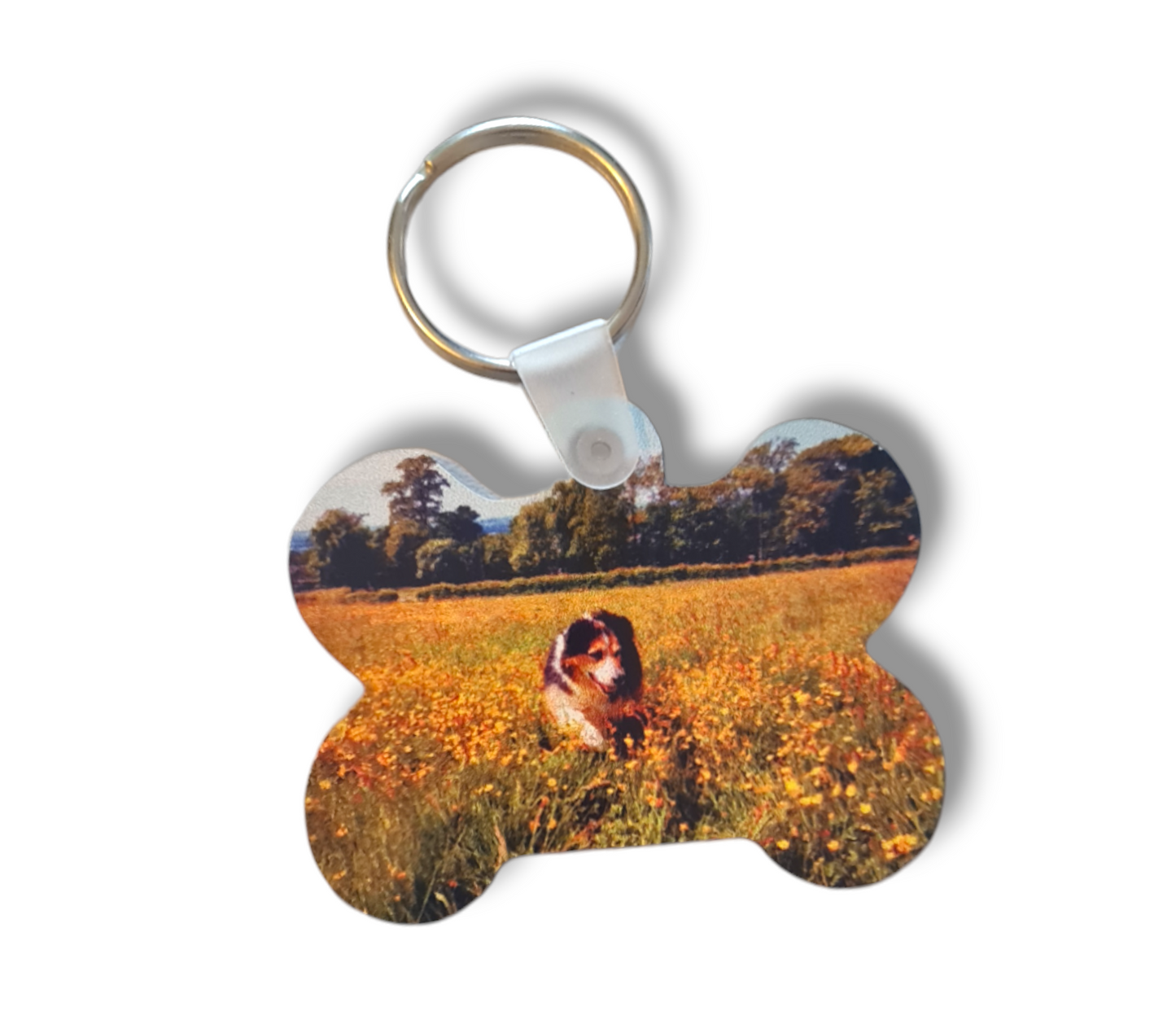 Personalised photo keyring