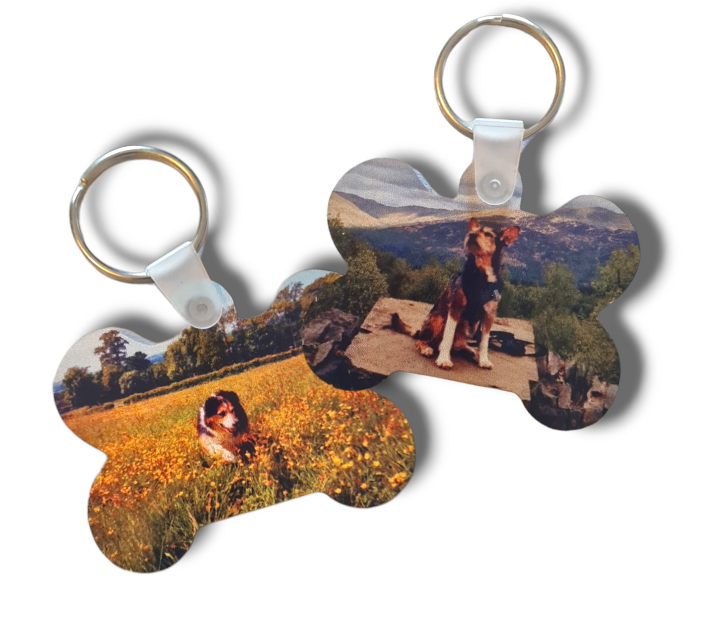 Personalised photo keyring