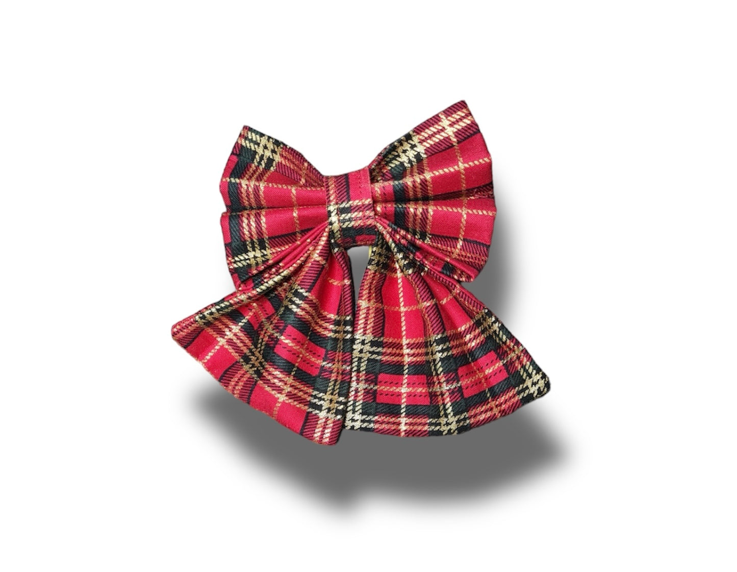 Festive Christmas dog collar and sailor bow
