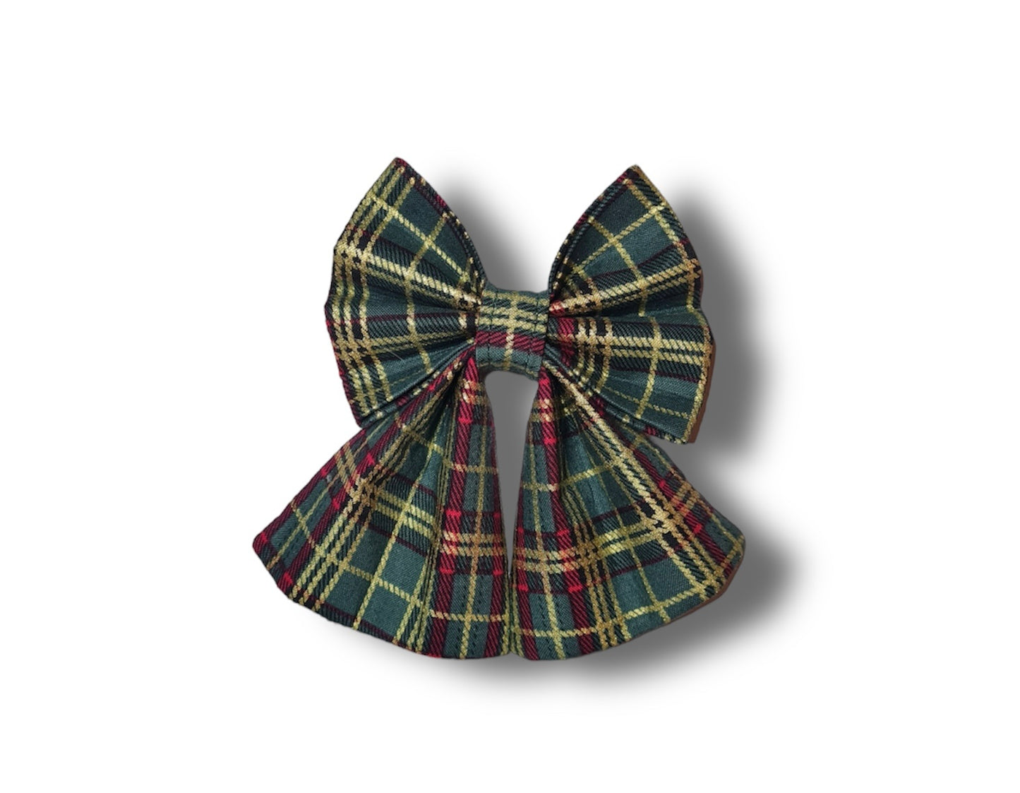 Festive Christmas dog collar and sailor bow