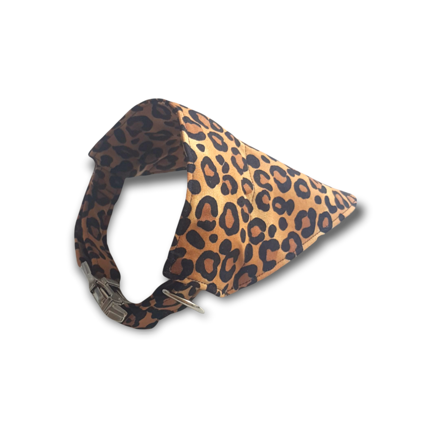 Leopard print dog bandana
