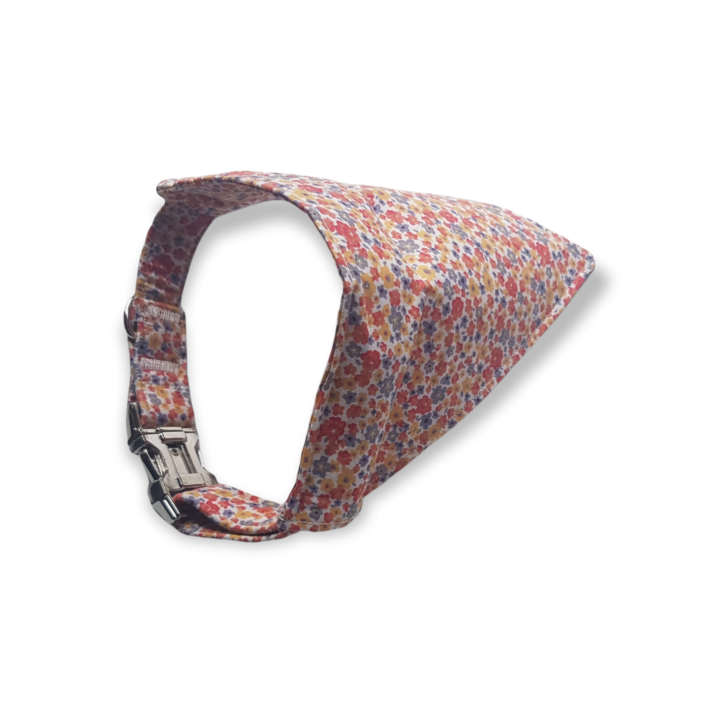 Orange Ditsy print Dog Bandana