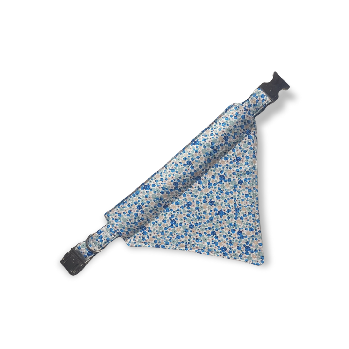 Blue Ditsy Print Dog Bandana