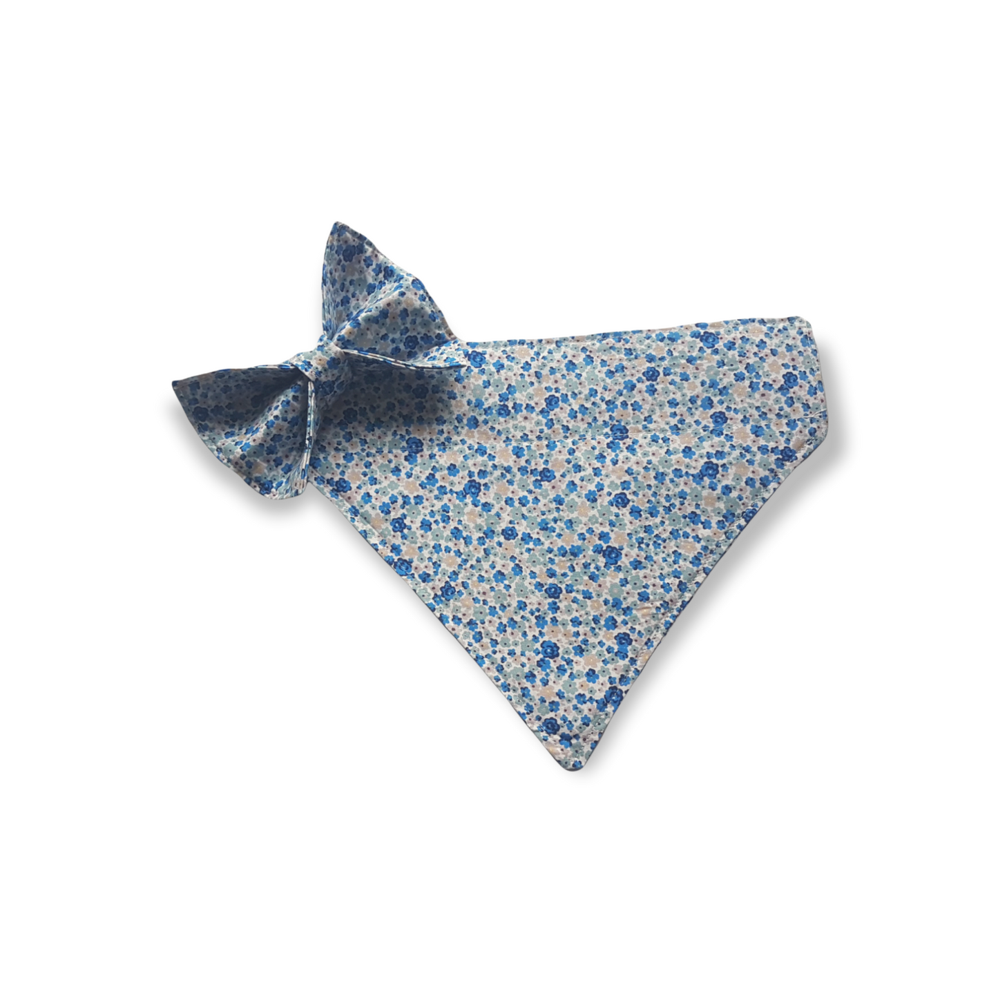 Blue Ditsy Print Dog Bandana