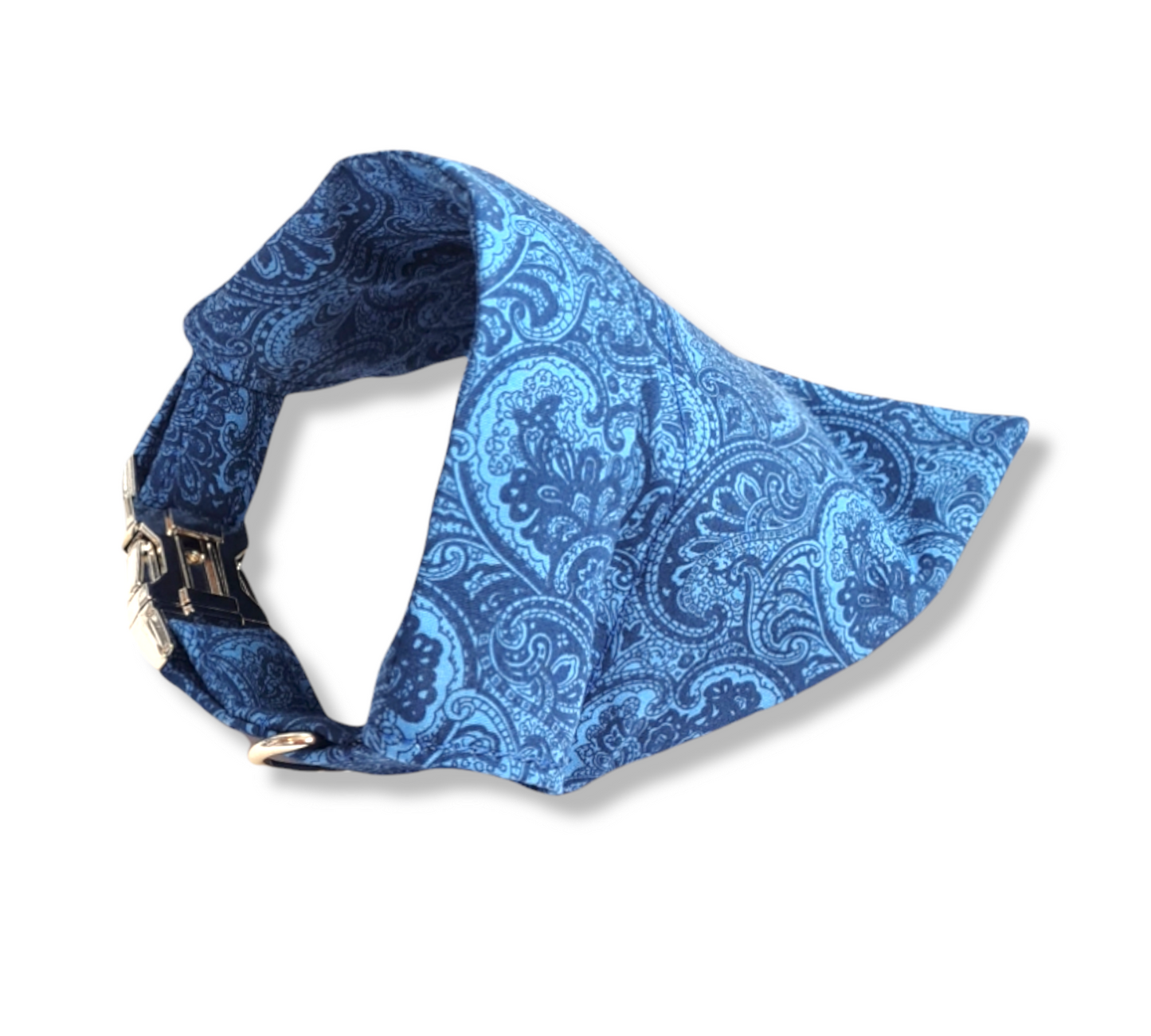 Blue paisley dog Collar/Lead