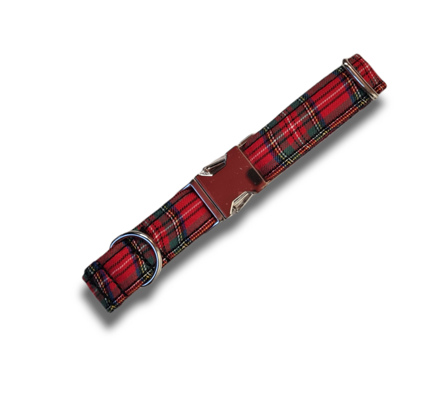 Red and Black Tartan Collar/Lead