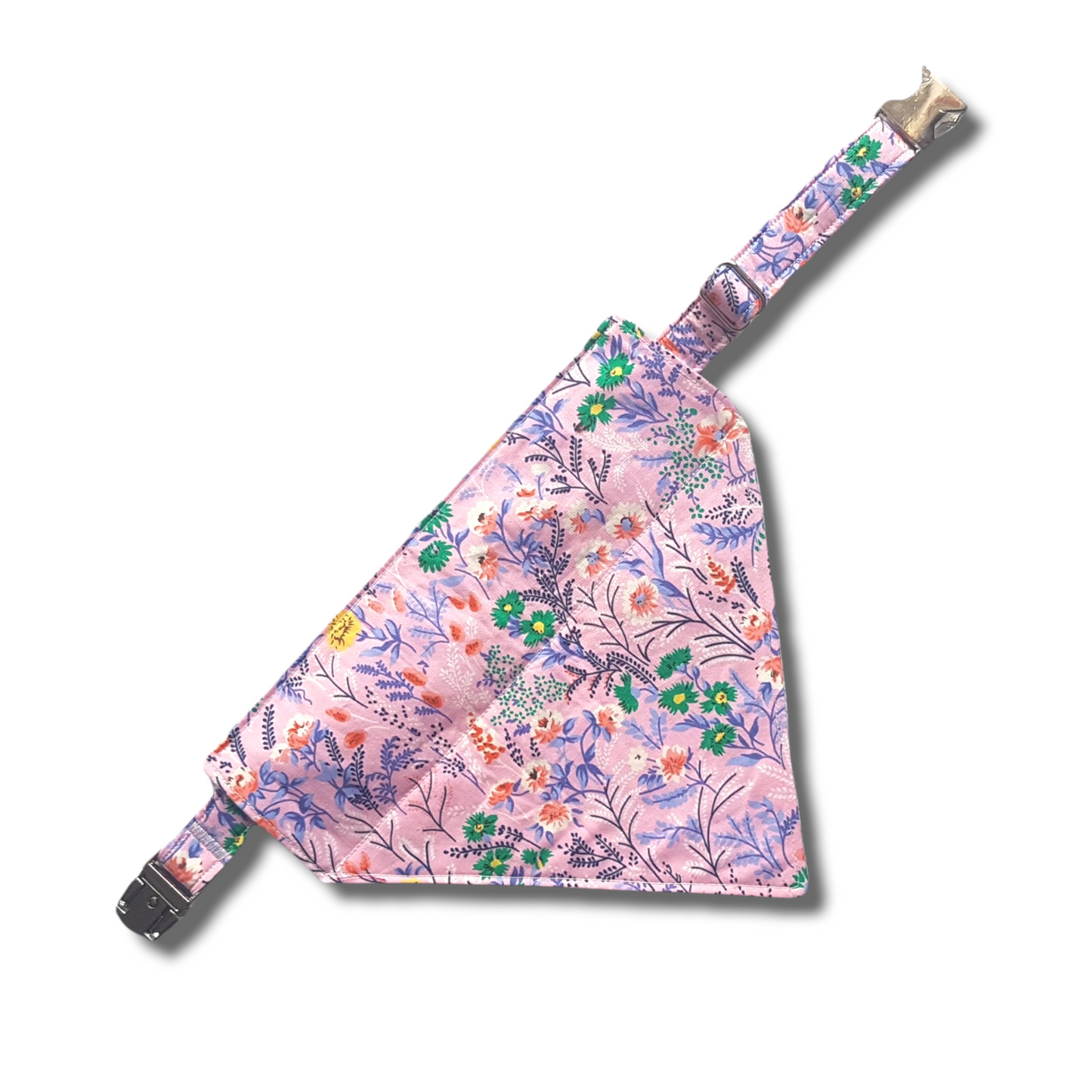 Pink Floral Dog Bandana