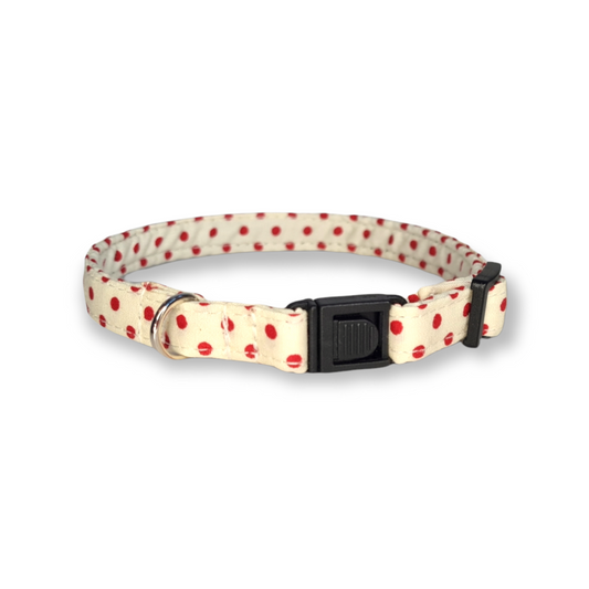Cat collar polka dot print