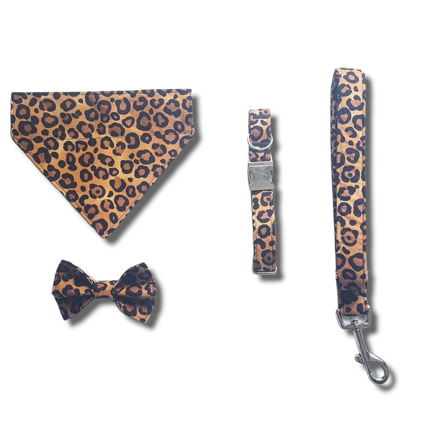 Leopard Print Lead/Collar