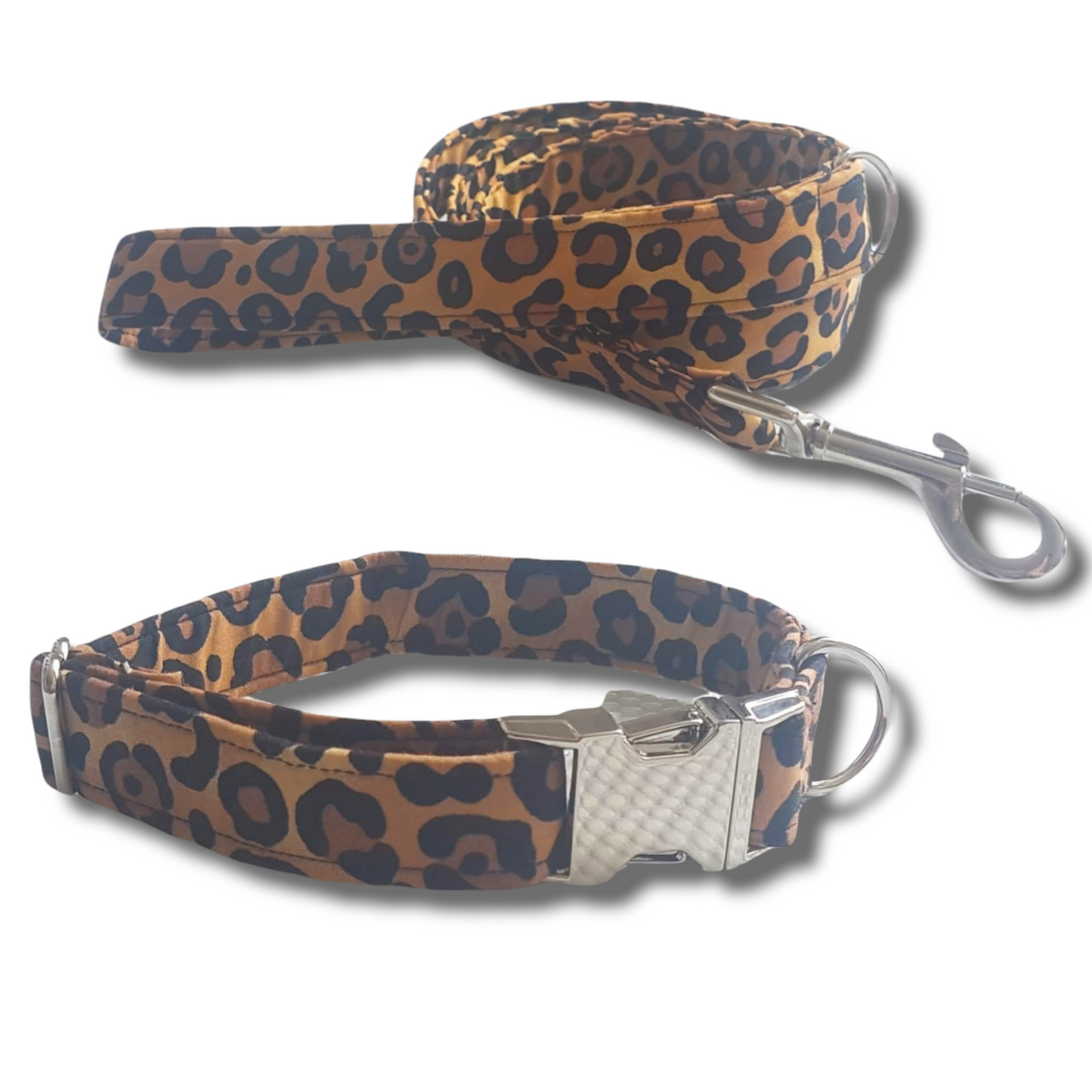 Leopard Print Lead/Collar