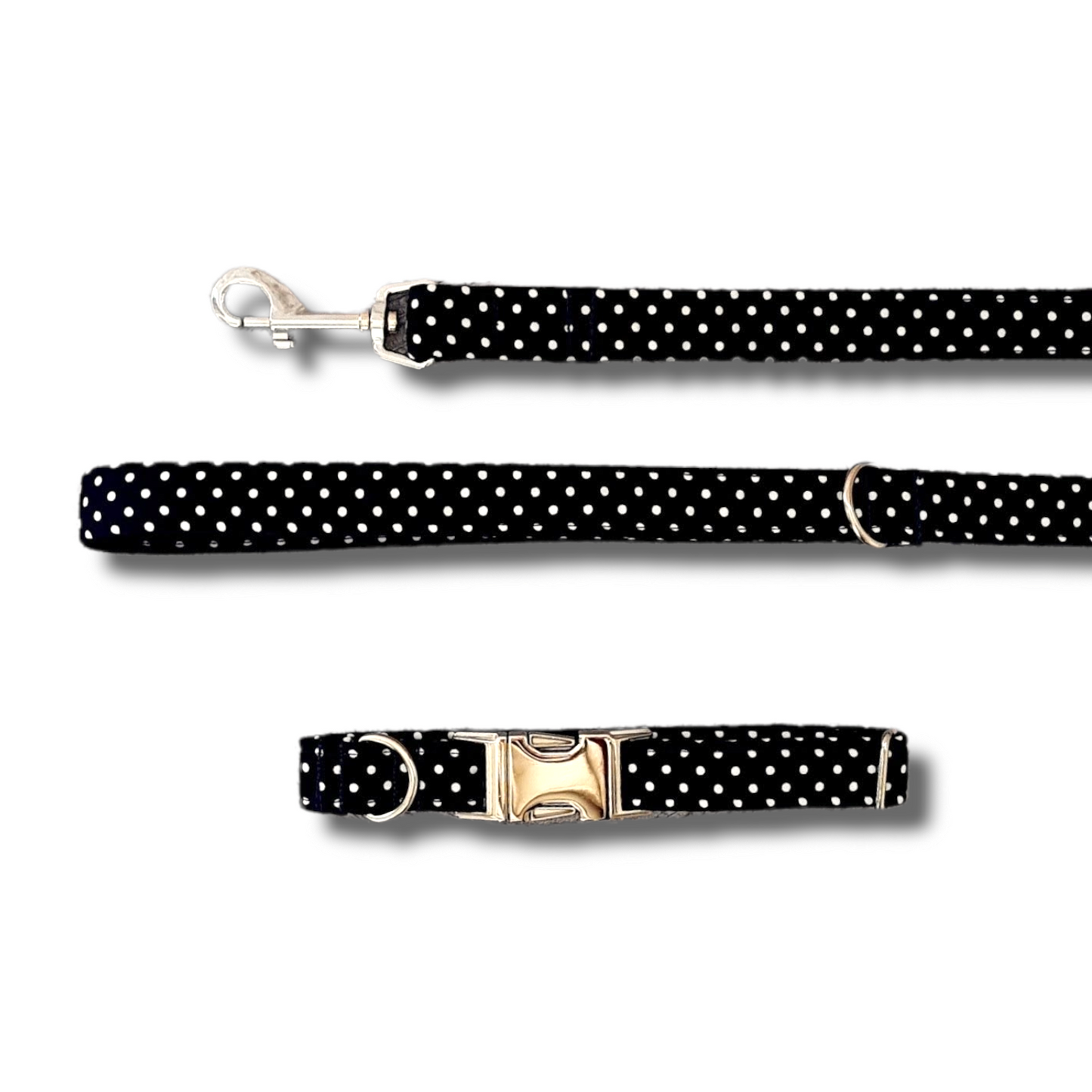 Polka dots print dog lead