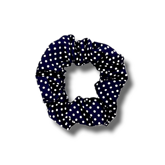 Polka dot scrunchy