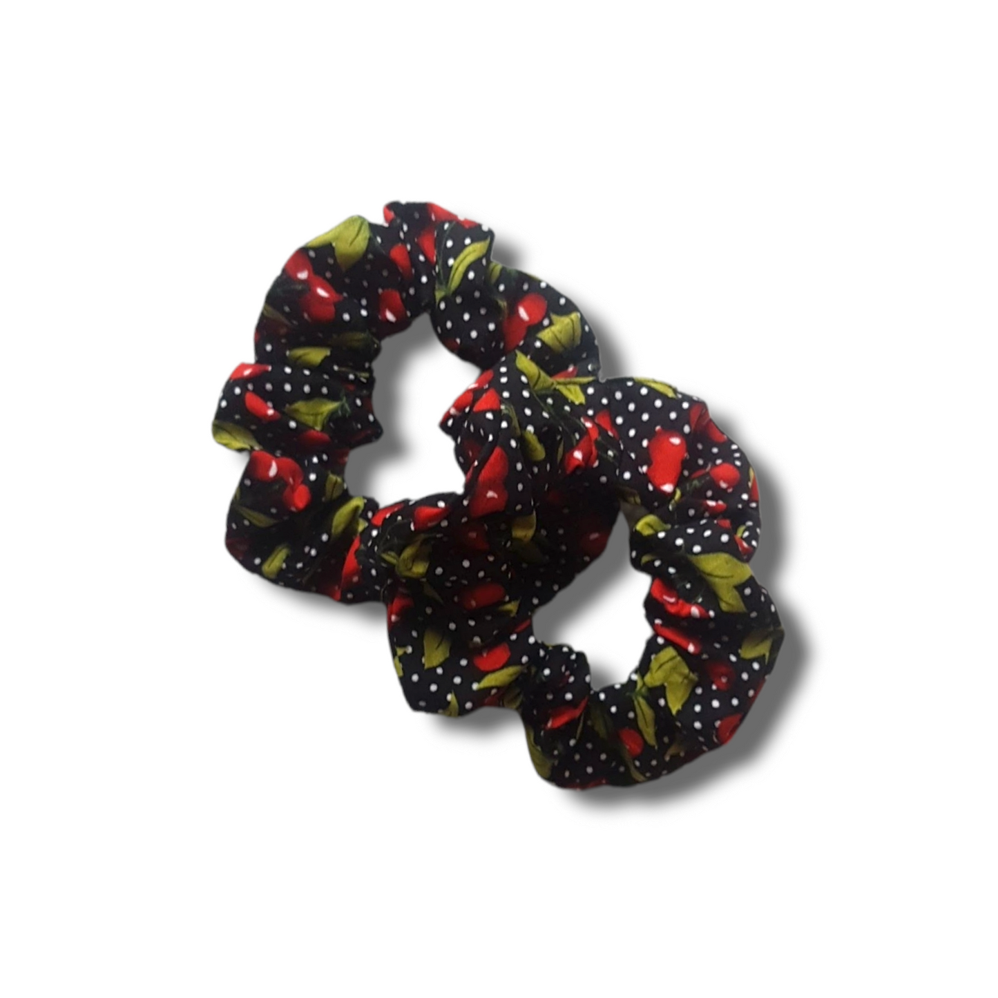 cherry scrunchies