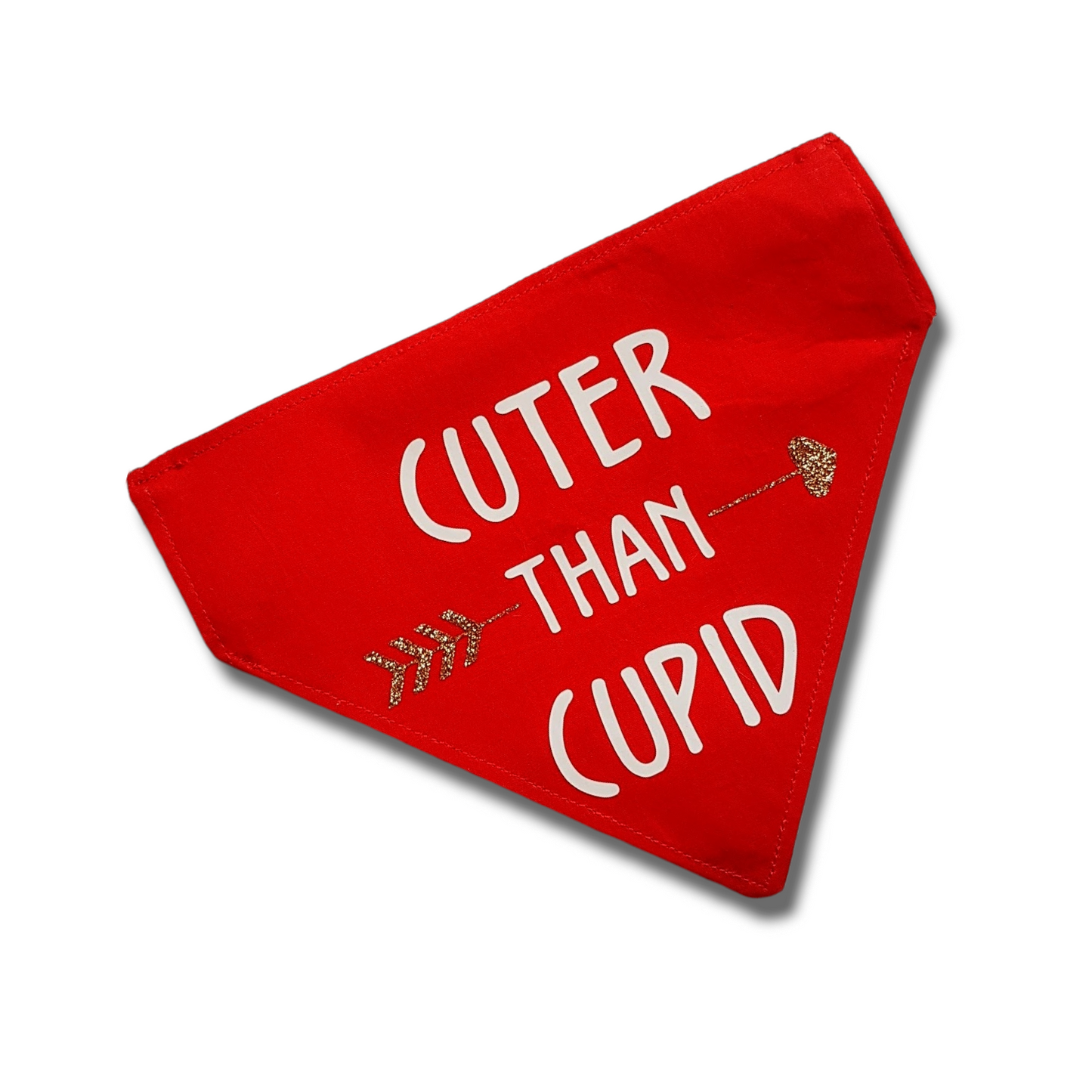 Valentines Dog Bandana // I woof you // Cuter than Cupid