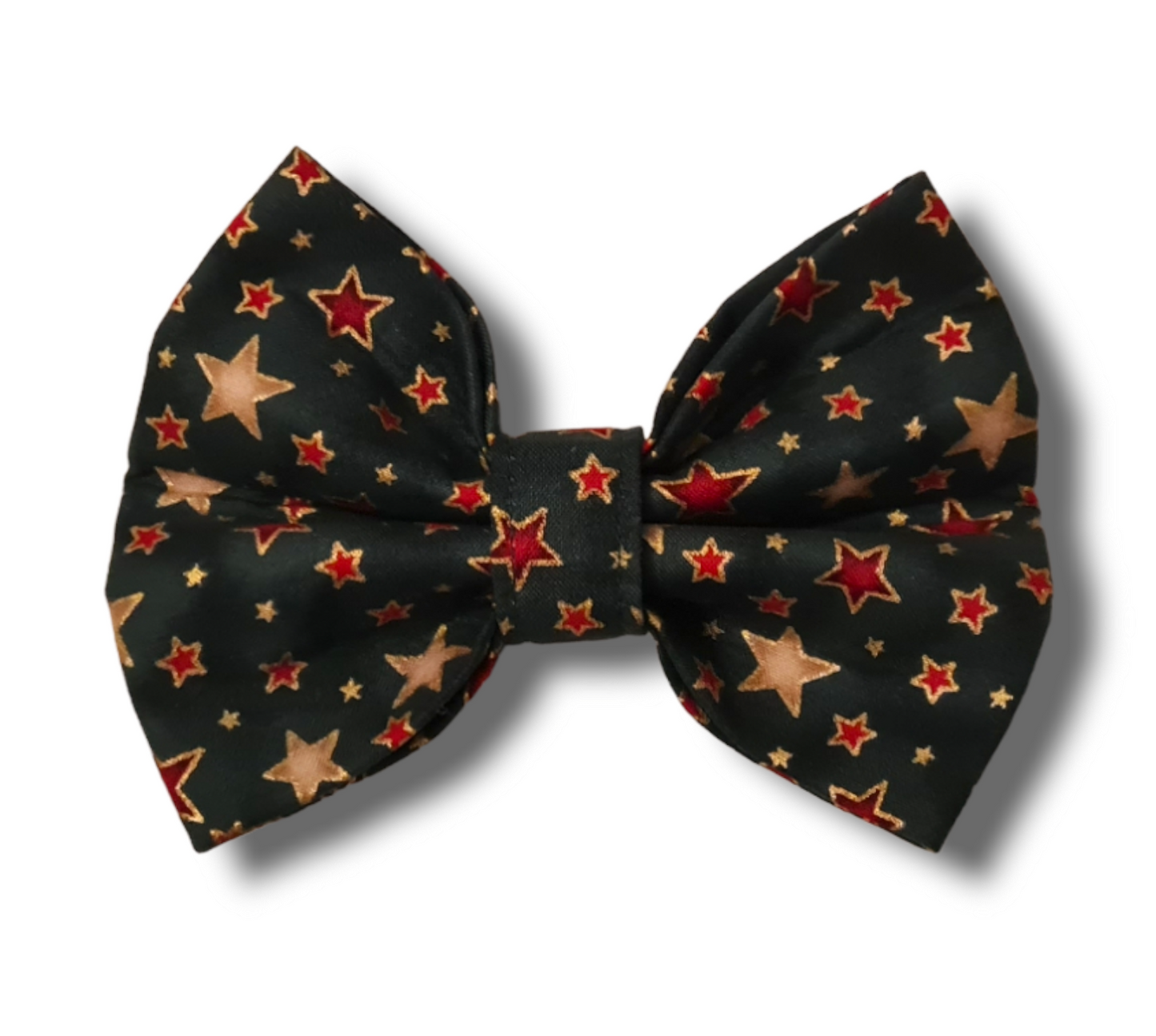 Starry Christmas Dog Bow Tie