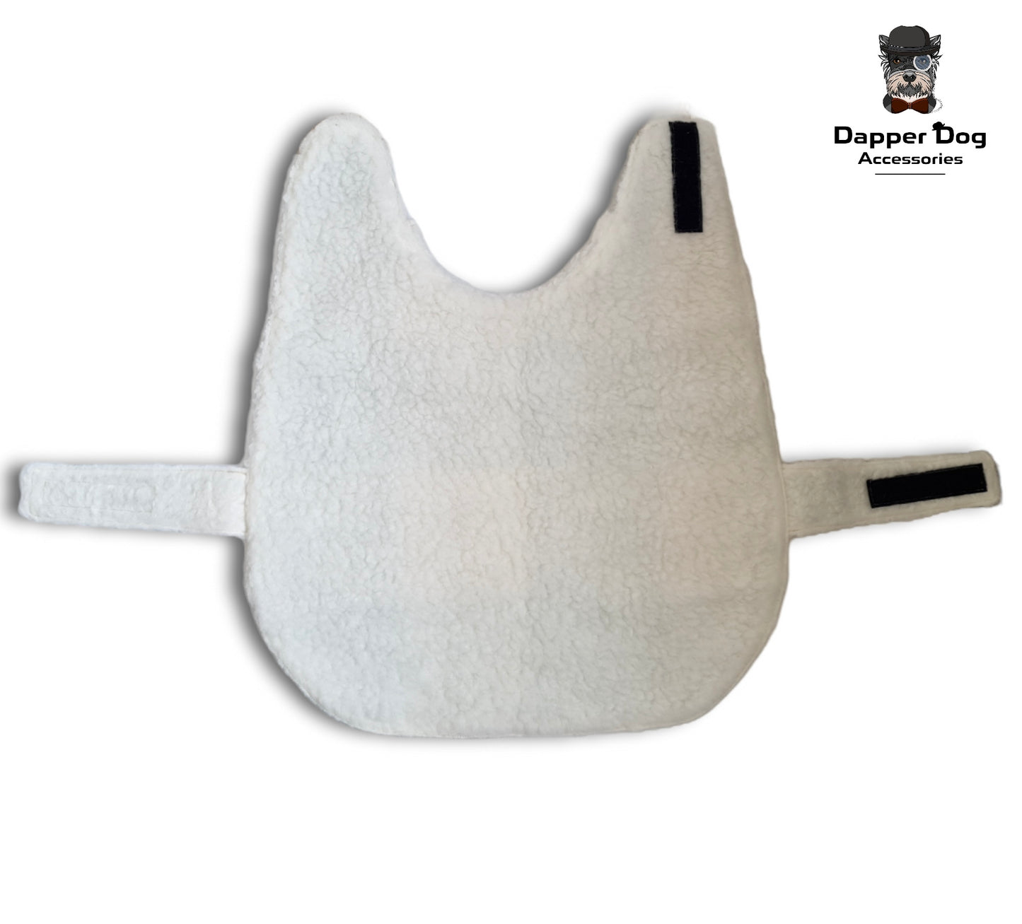 Dog woolly coat turquoise check