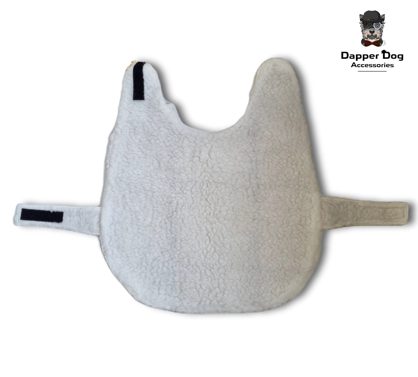 Dog woolly coat beige check