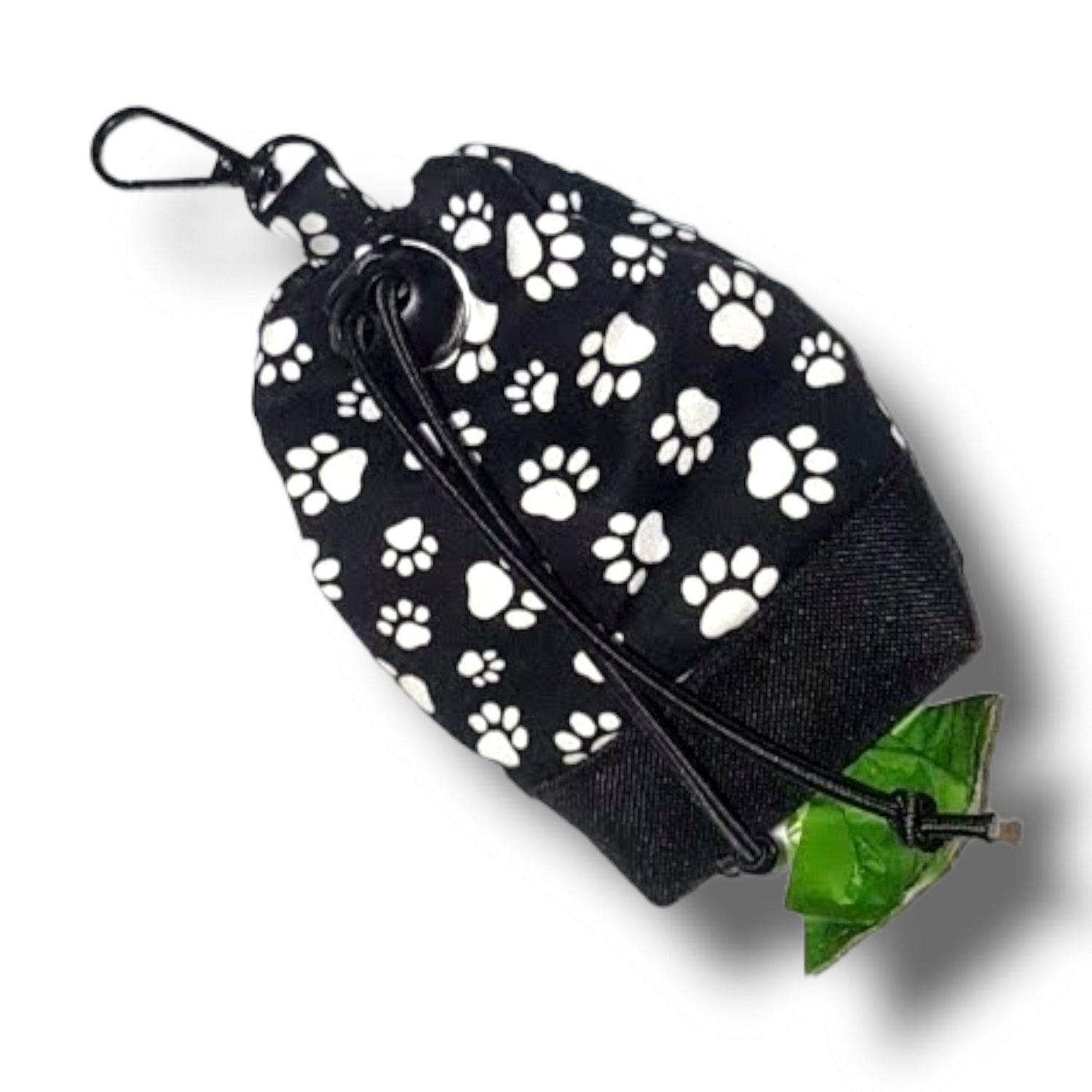 Treat bag with poo bags compartment