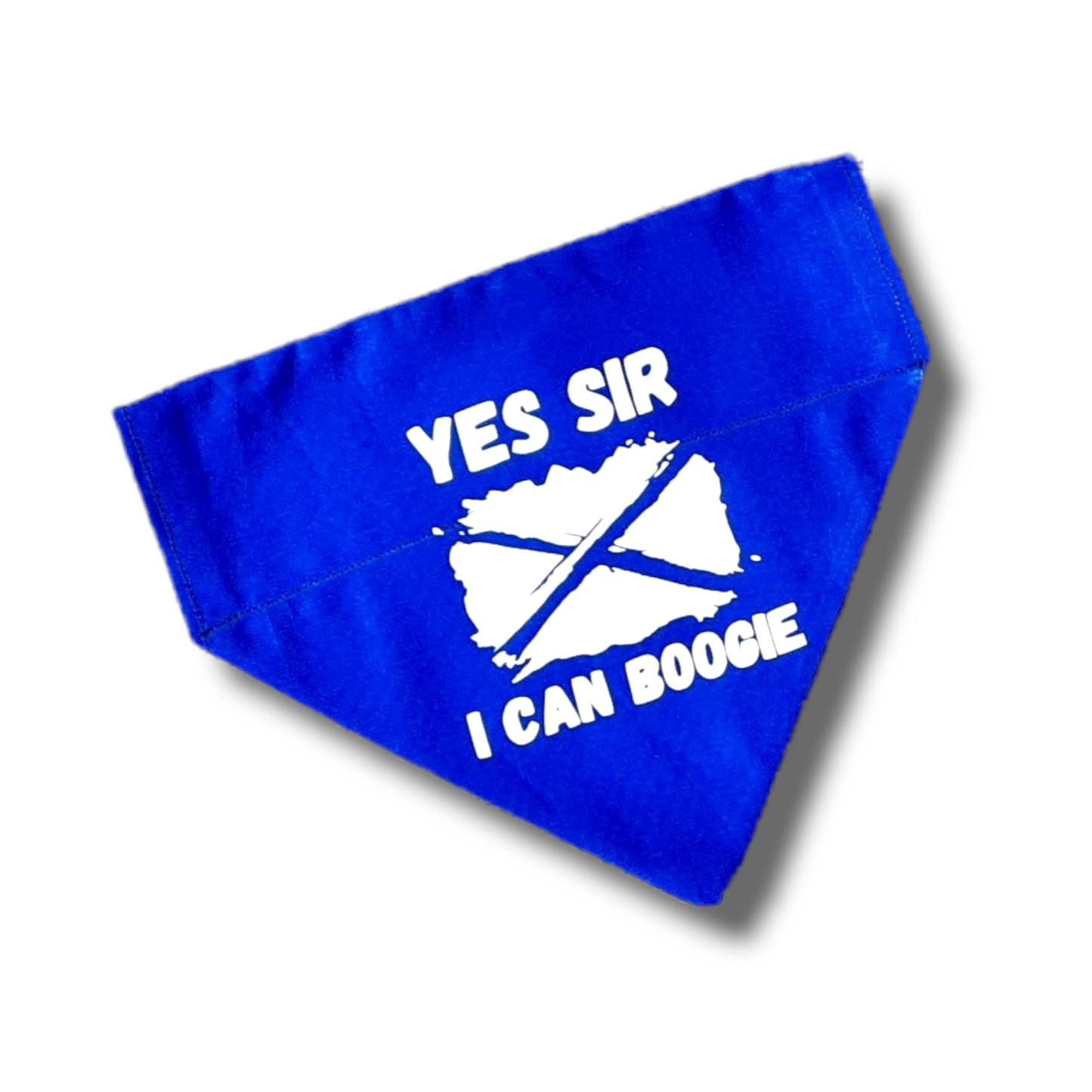‘Yes sir I can boogie’ dog bandana