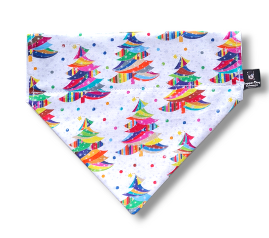 Christmas trees dog bandana