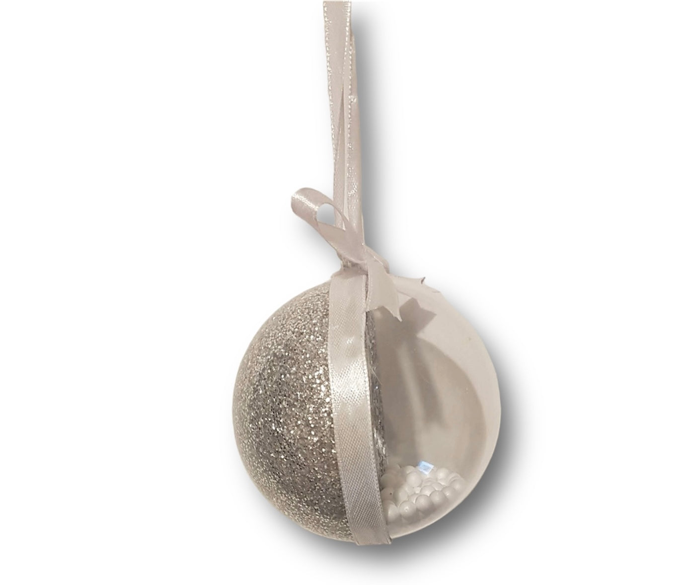 Christmas tree glitter bauble