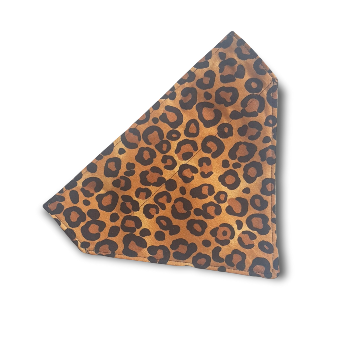 Leopard print dog bandana