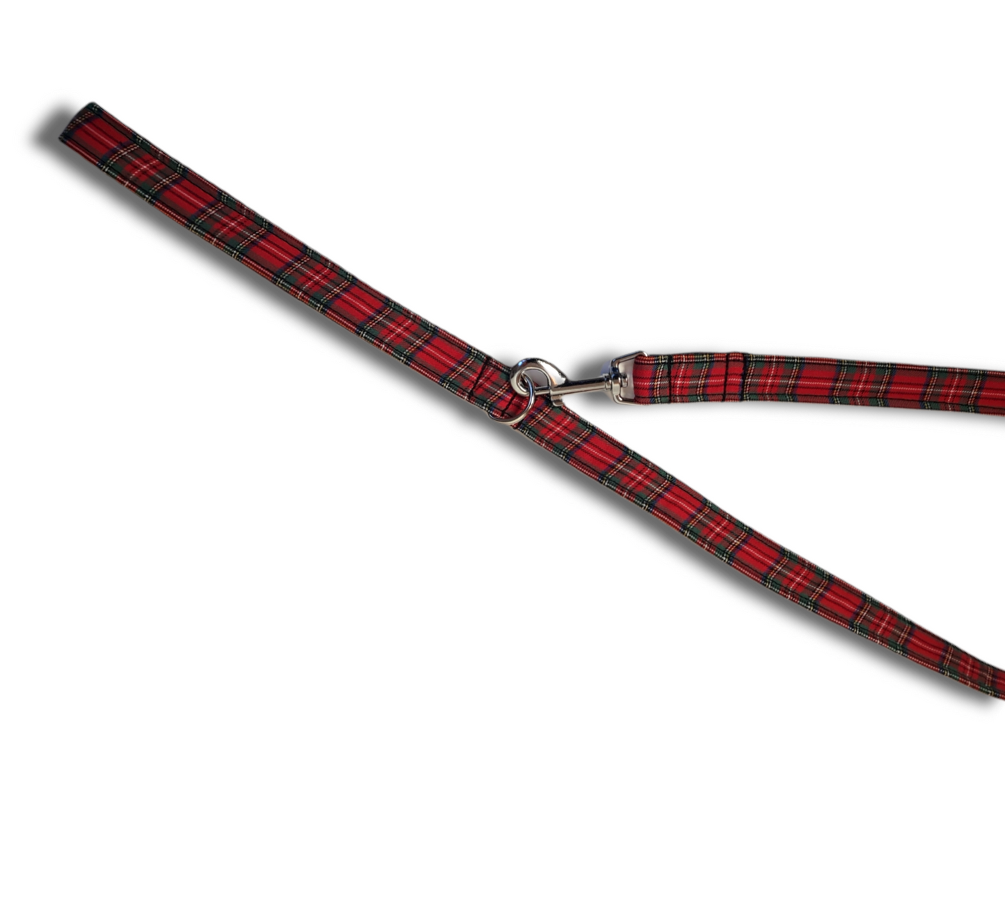 Red and Black Tartan Collar/Lead