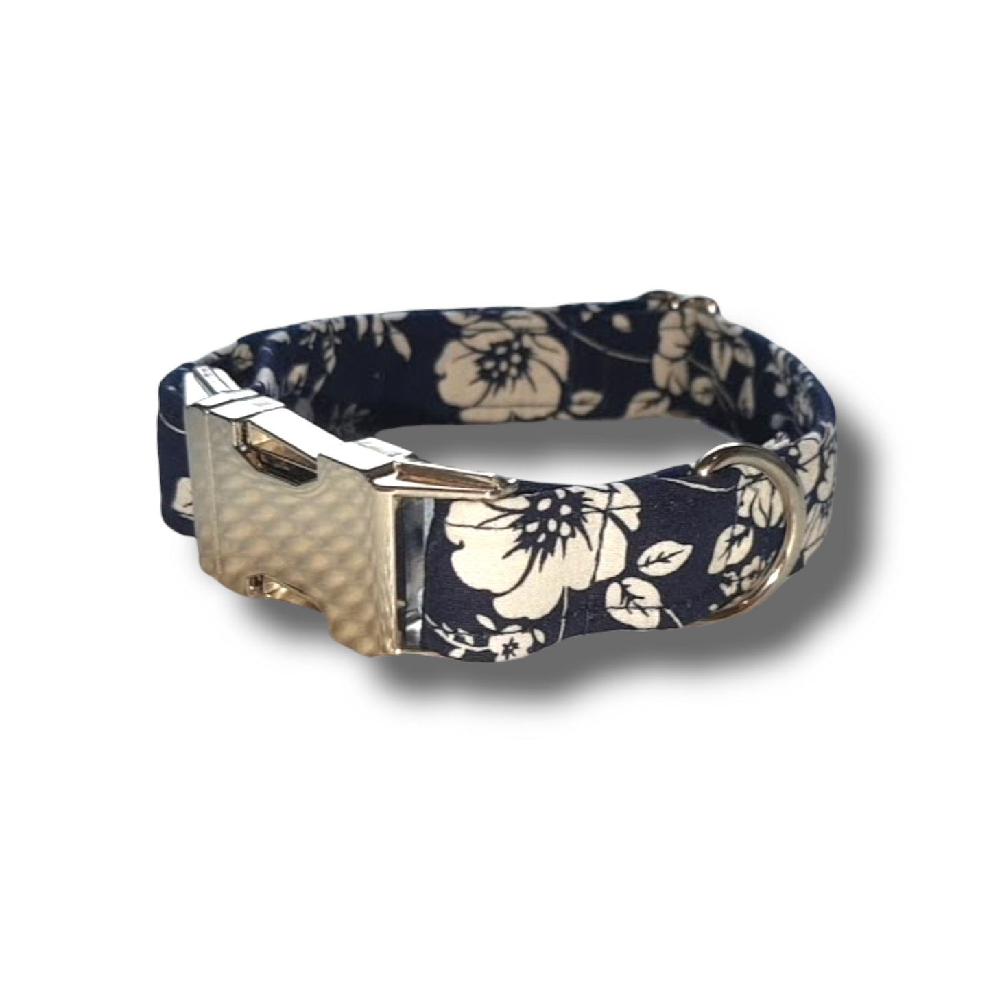 Floral print dog collar/lead
