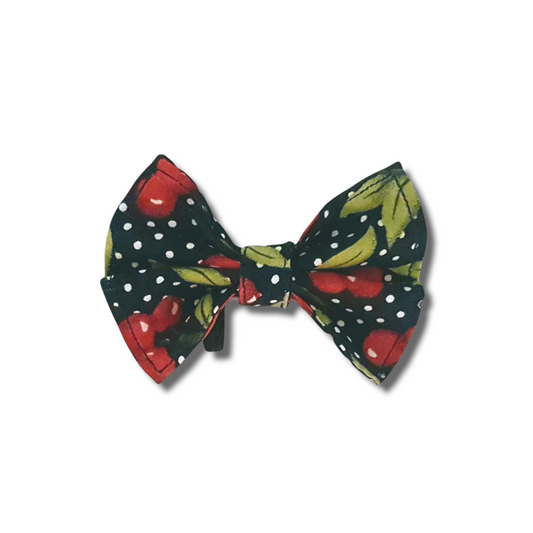 Cherry Dog Bow Tie