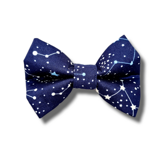 Night sky, constellation Print Dog Bow Tie